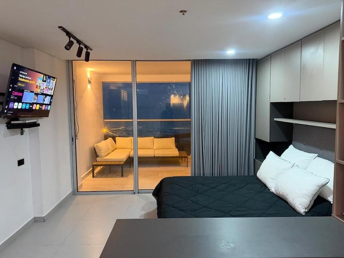 Moderno Vista Al Mar, Piscina, Jacuzzi, Sauna, Turco Apartamento
